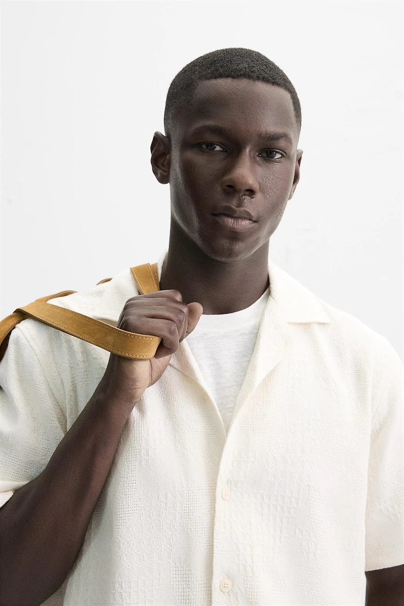 RELAXED FIT JACQUARD SHIRT