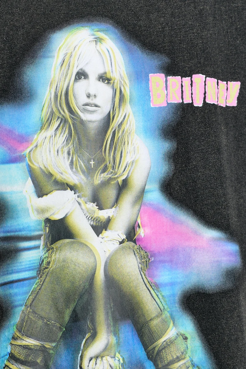 BRITNEY SPEASRS© WASHED EFFECT T-SHIRT