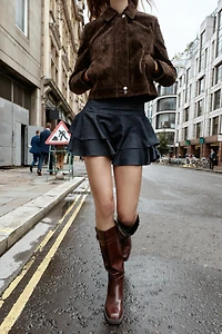 RUFFLED SKORT