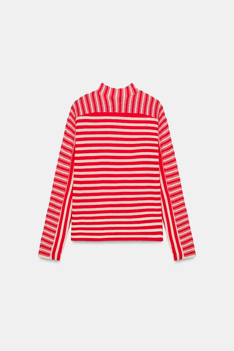 STRIPED WOOL JUMPER