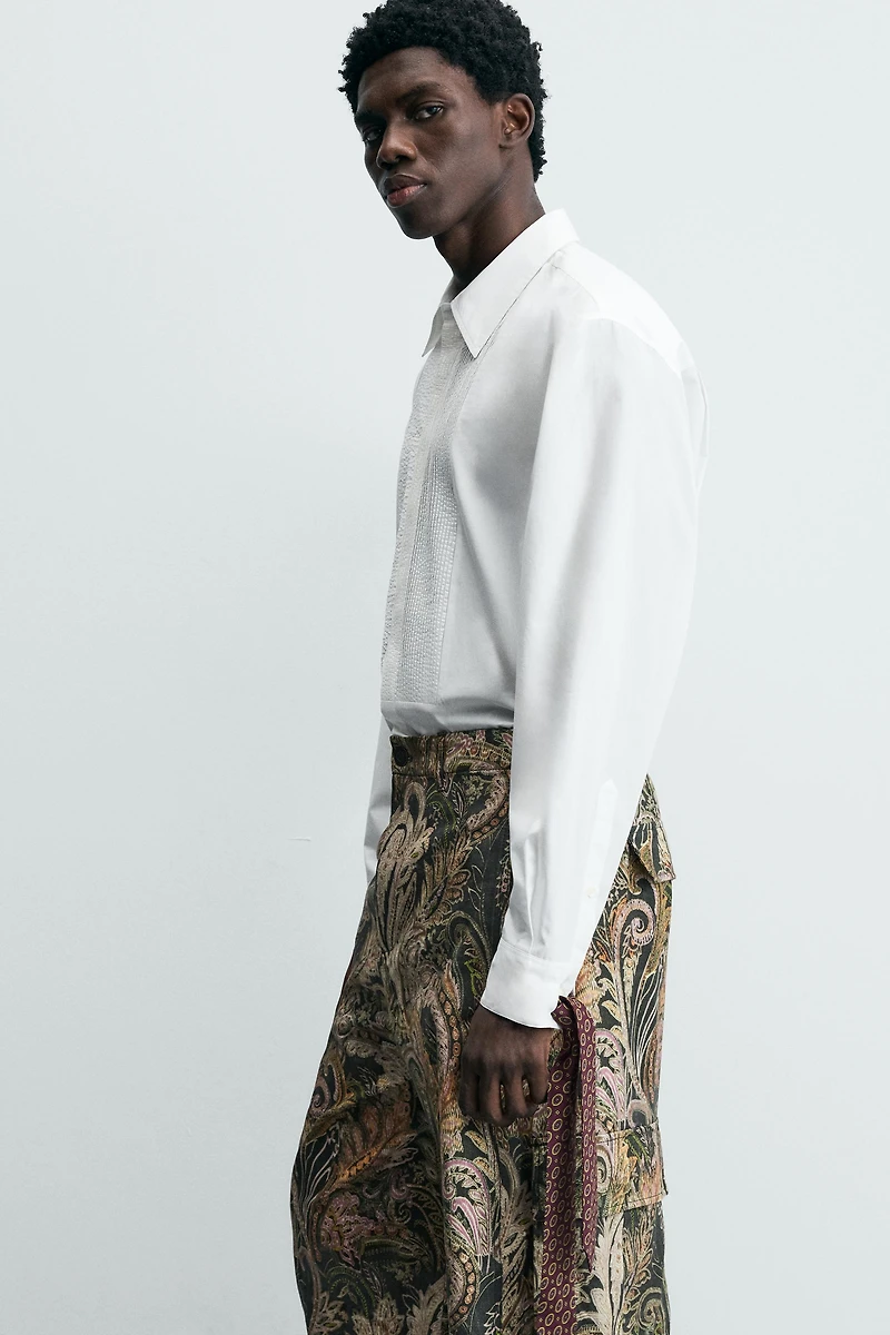 LIMITED EDITION SHIRT WITH BOWS AND BIB FRONT