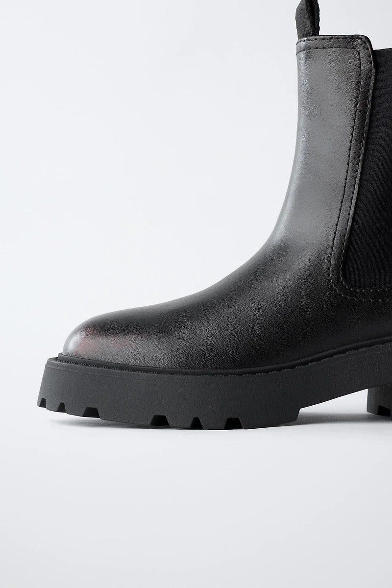 BRUSHED ANKLE BOOTS