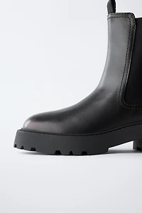 BRUSHED ANKLE BOOTS