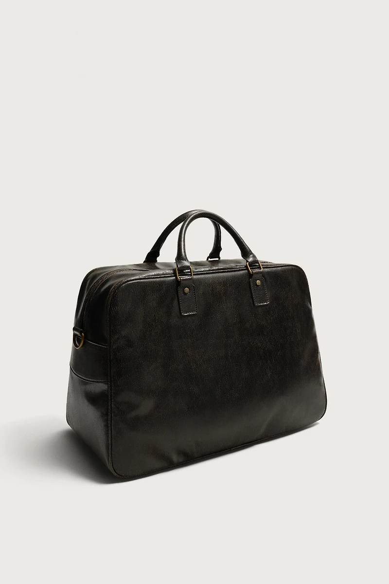 SAC DE VOYAGE CRAQUELÉ