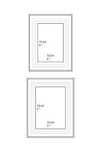 THIN METAL PHOTO FRAME