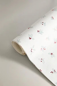 SHINY LEAF CHRISTMAS WRAPPING PAPER