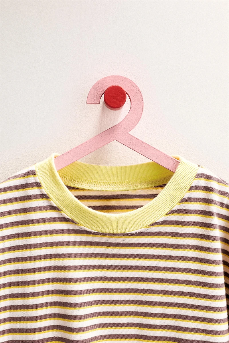 ZARA TIMELESS - T-SHIRT RAYURES COL CONTRASTE