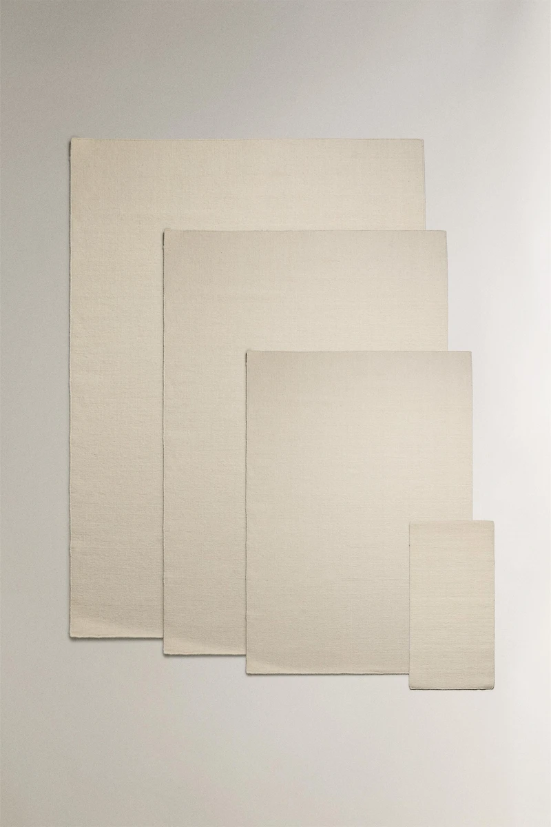 TAPIS LAINE LIGNE ONDES