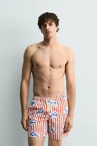 LOBSTER PRINT LONG SWIMSUIT