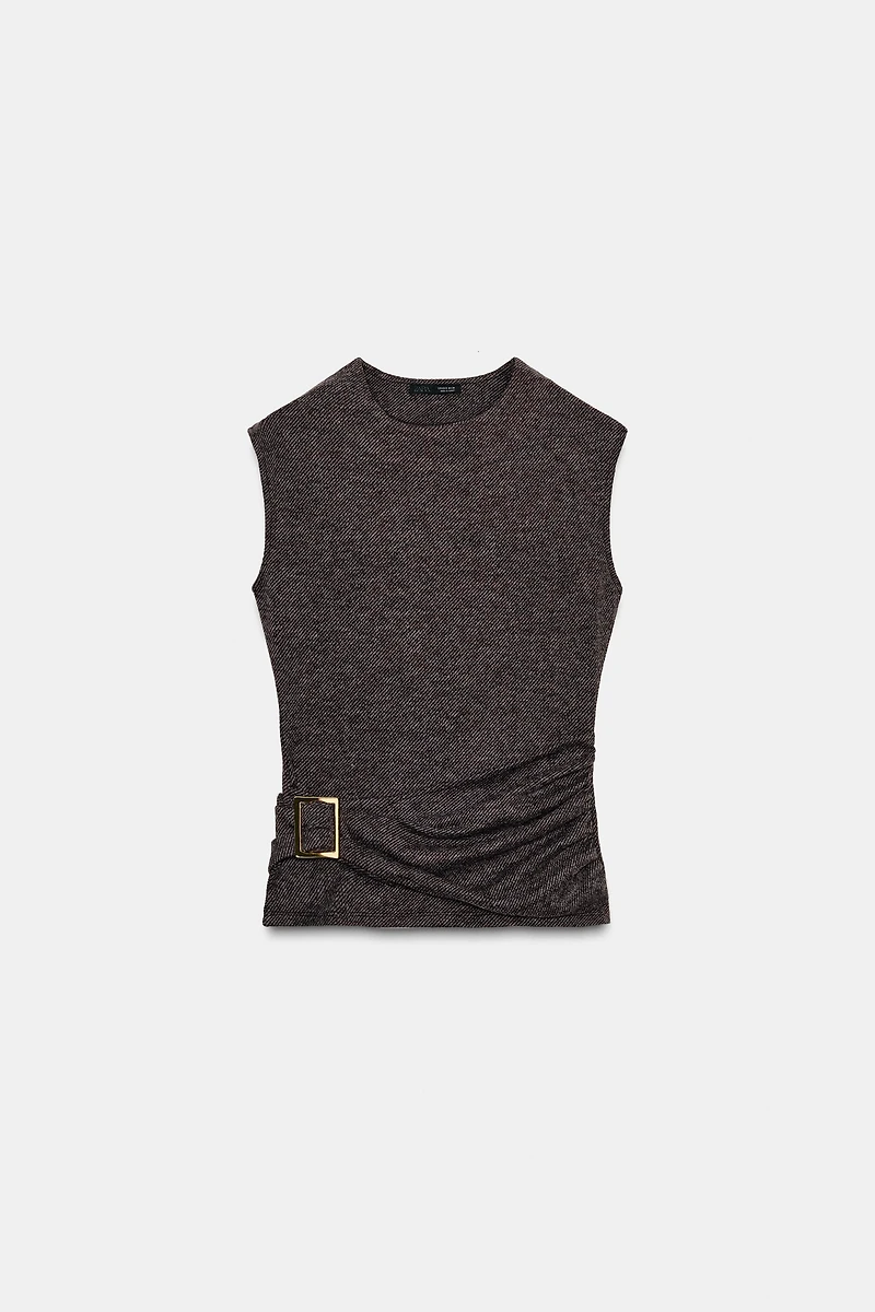 SOFT BUCKLE TOP