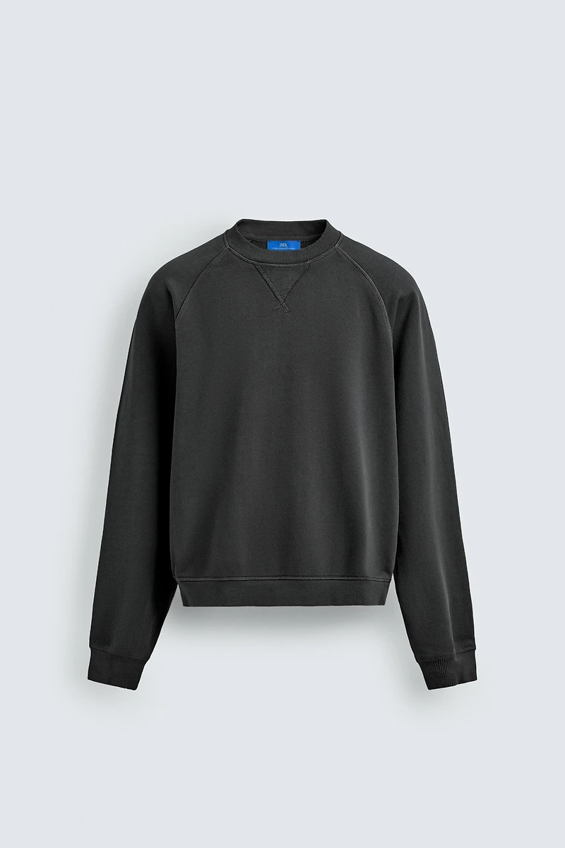 SWEAT DÉLAVÉ COL ROND AARON LEVINE X ZARA