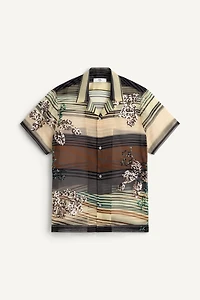 CHEMISE EN ORGANZA 100% SOIE PAILLETTES