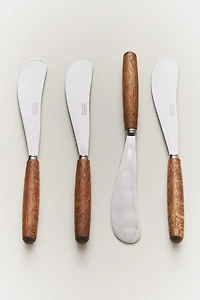 PACK OF WOODEN BUTTER KNIVES (PACK OF 4)