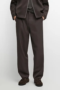 100% cool wool total look pants