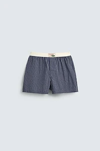 TWO-PACK OF COMBINED POPLIN BOXERS