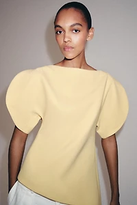 TOP À MANCHES BOUFFANTES ZW COLLECTION