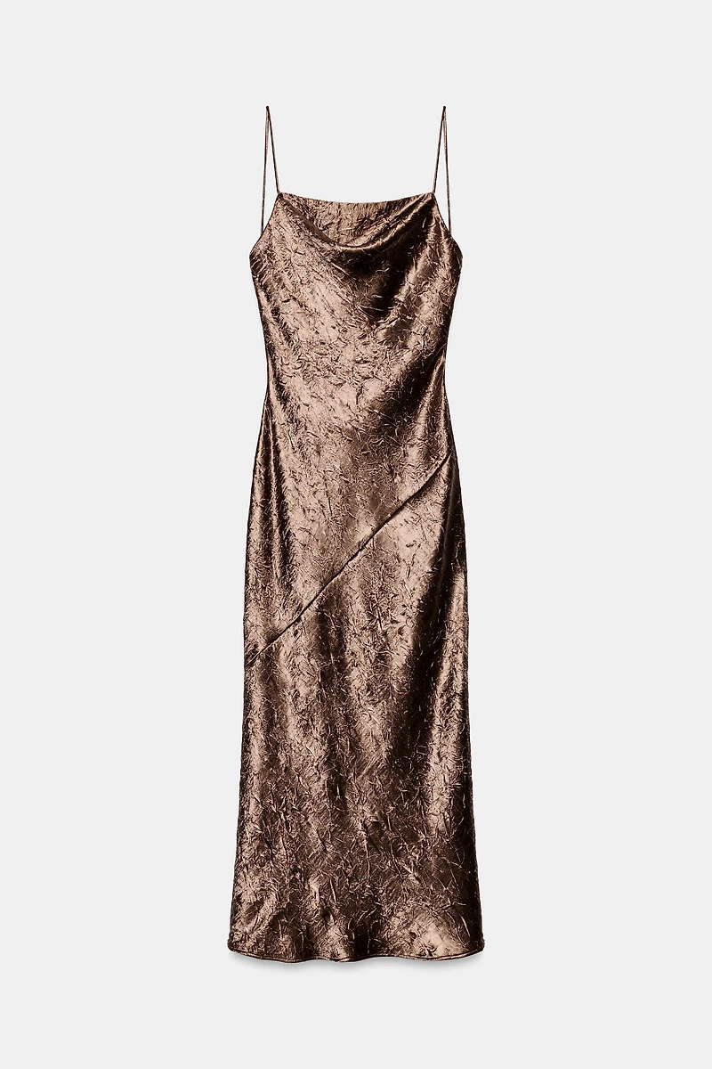 LINGERIE STYLE MIDI DRESS
