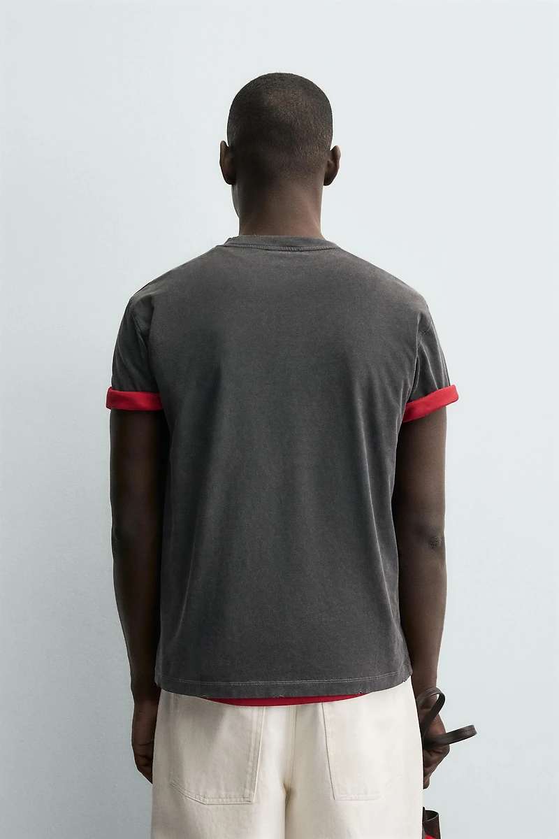 HEART PRINT T-SHIRT