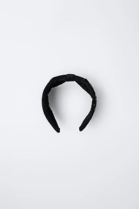 BEADED VELVET TURBAN