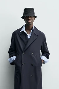 FLOWY DOUBLE BREASTED TRENCH COAT