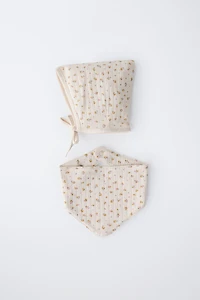 FLORAL BONNET AND BANDANA PACK