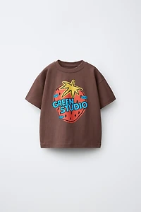 T-SHIRT À IMPRIMÉ FRAISE