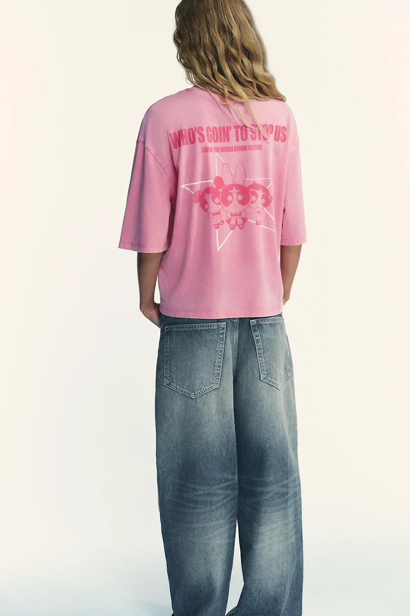 THE POWERPUFF GIRLS™ WASHED EFFECT T-SHIRT