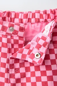 CHECKERED CULOTTES