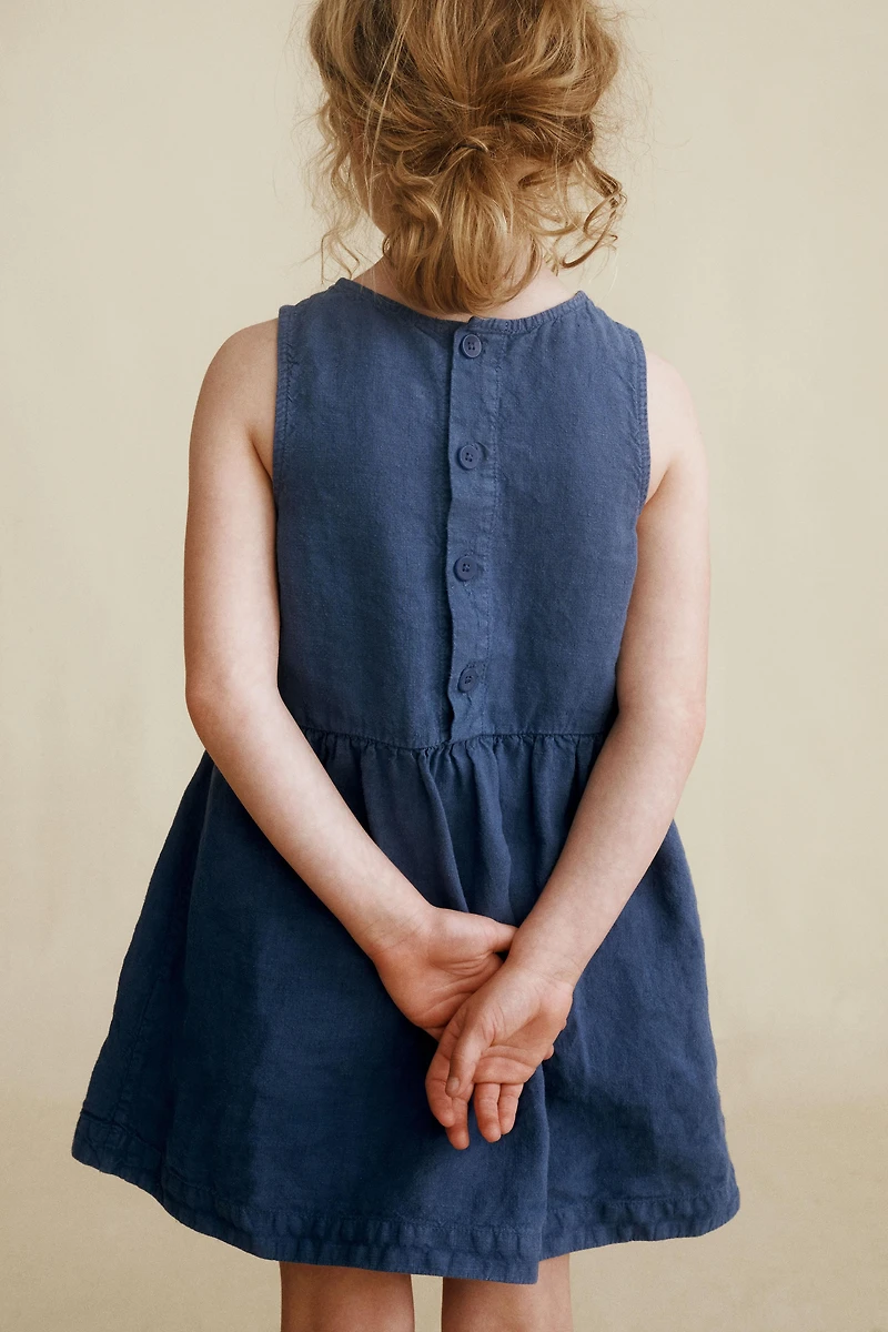 100% LINEN DRESS CREATED BY CARAMEL LONDON X ZARA