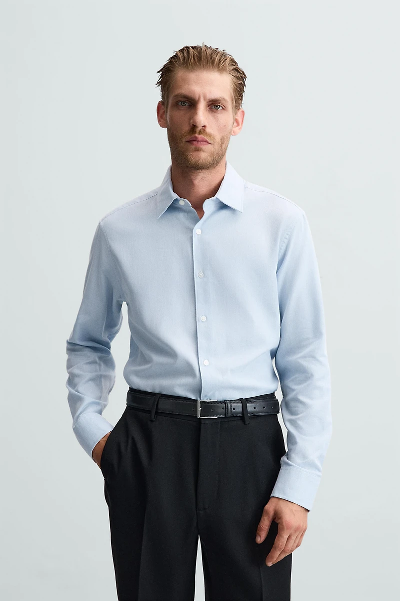 EASY CARE TEXTURED SHIRT