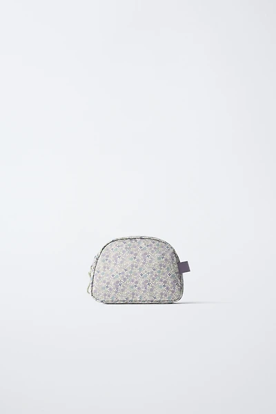 FLORAL TRAVEL TOILETRY BAG