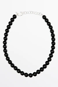 Glass bead necklace