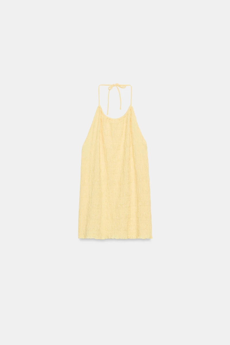 OPEN-BACK HALTER TOP