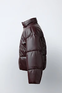 WATER-REPELLENT QUILTED SHINY JACKET