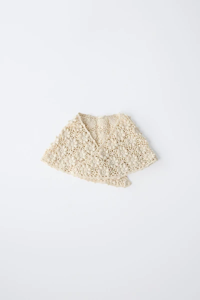 CROCHET KNIT MORNING JACKET
