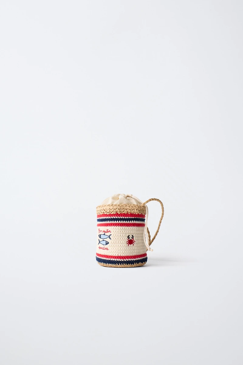 CROCHET FISH CROSSBODY BAG