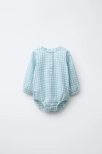 GINGHAM BODYSUIT