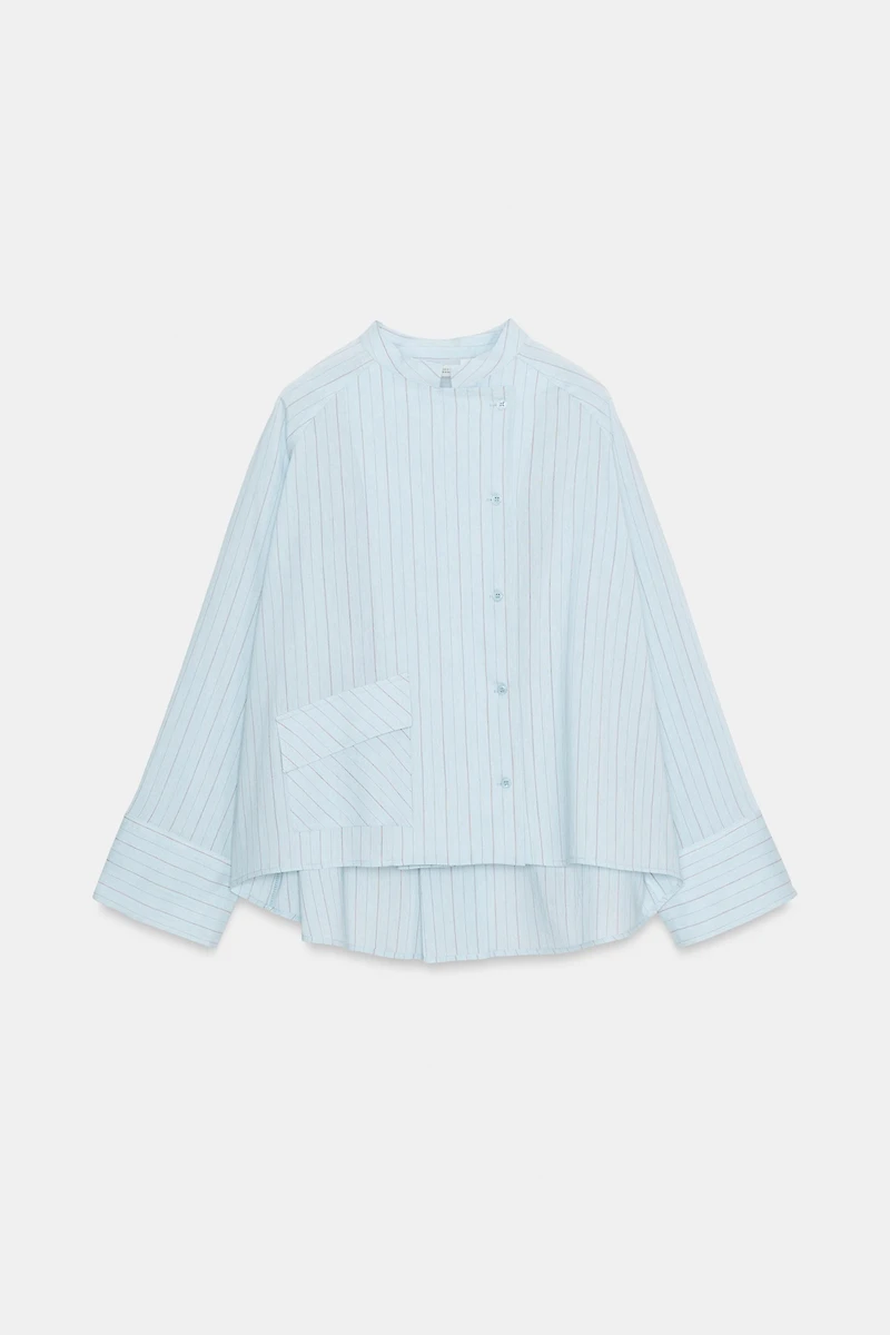 STRIPED POCKET SHIRT ZW COLLECTION
