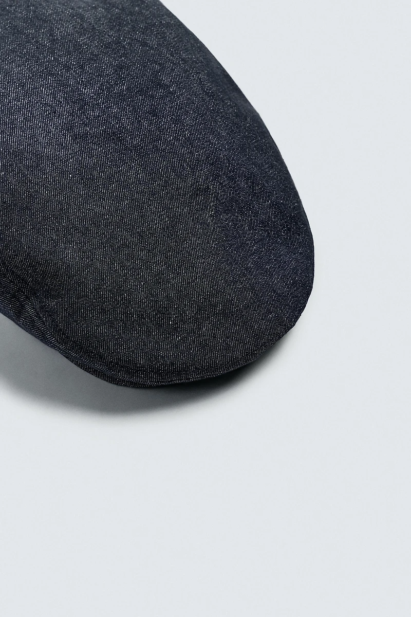 BÉRET EN JEAN ET EN COTON