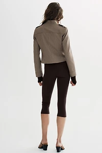 VESTE AJUSTÉE À RAYURES