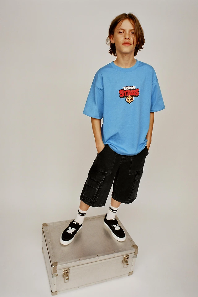 Camiseta Brawl Stars Zara Camisetas De Guns And Roses Zara Guns