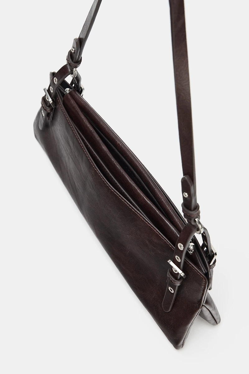 STUDDED SHOULDER BAG