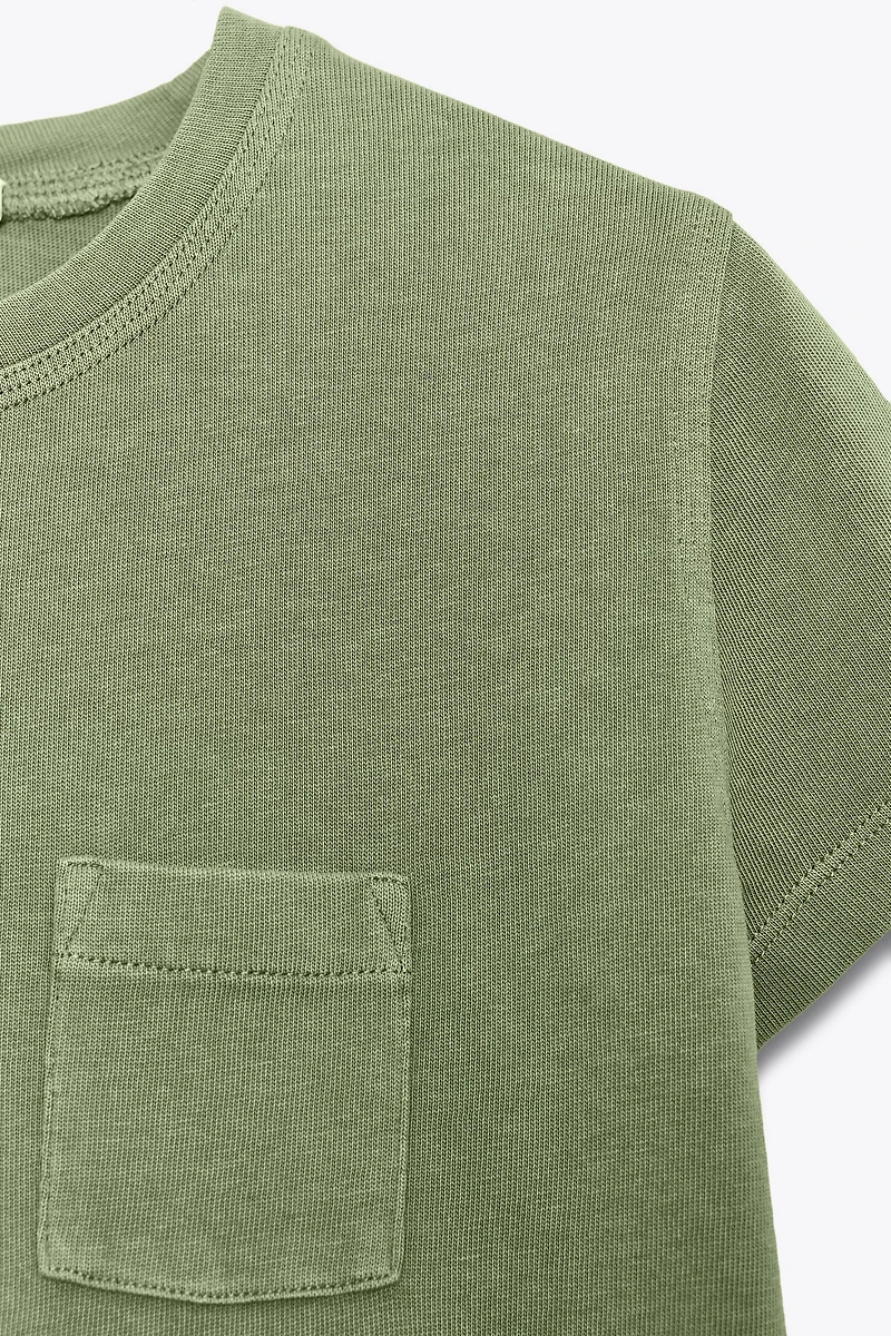 WASHED POCKET T-SHIRT