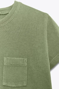 WASHED POCKET T-SHIRT