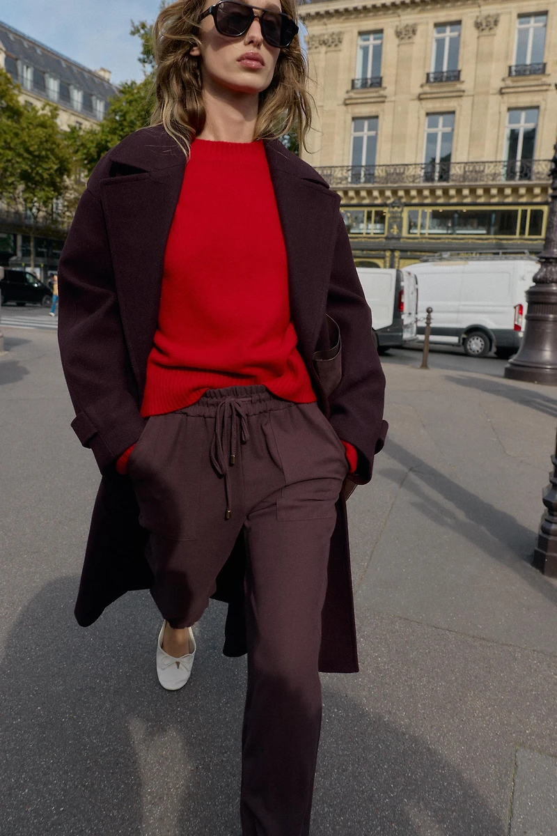 PANTALON CHEVILLE ÉLASTIQUÉE