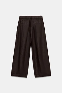 ZW COLLECTION LINEN BARREL PANTS