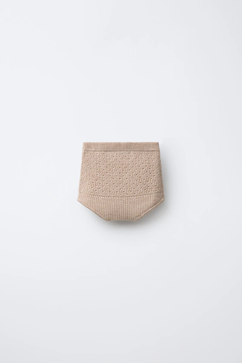 TEXTURED KNIT CULOTTES