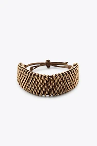 PACK OF METAL KNIT BRACELETS
