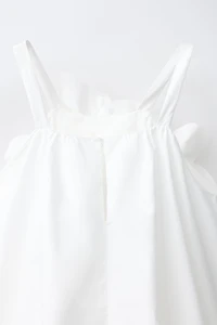 FLORAL POPLIN DRESS