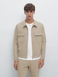 Total look technical jacket